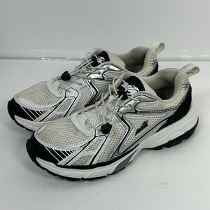 Avia Shoes Womens Black White Size 7.5 Memory Foam Performance Sneakers Bungee